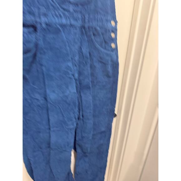 We The Free Ziggy Cord Overalls Blue corduroy XL - Picture 3 of 6